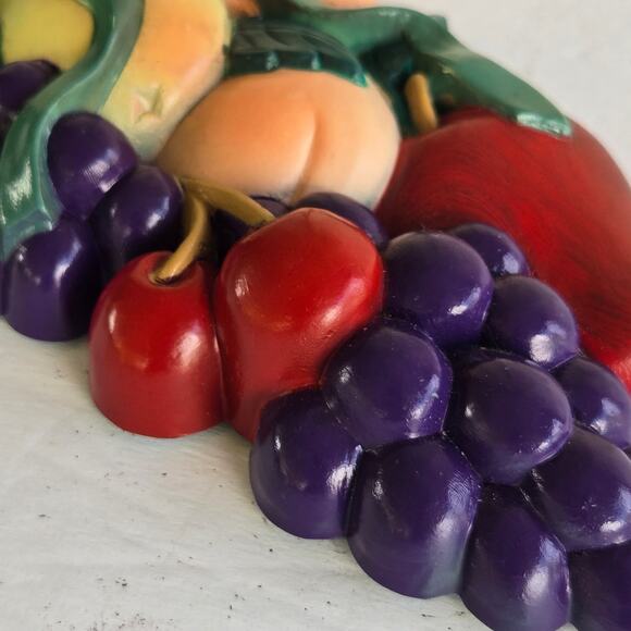 Home Interiors Mixed Fruit Wall Decor Vintage Made in the USA 1990's - Picture 2 of 9